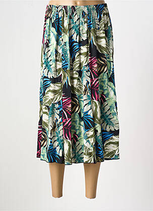 Fustă midi verde QUATRE VINGT JOURS femeie