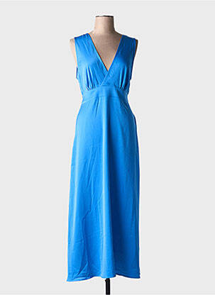 Rochie lungă fără mâneci fără mâneci albastru MOLLY BRACKEN femeie