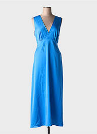 Rochie lungă fără mâneci fără mâneci albastru MOLLY BRACKEN femme