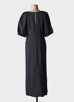Rochie lungă mâneci scurte mâneci scurte negru B.YOUNG femeie