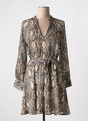 Rochie scurtă maro MORGAN femeie