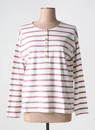 Tricou mâneci lungi mâneci lungi violet B.YOUNG femeie