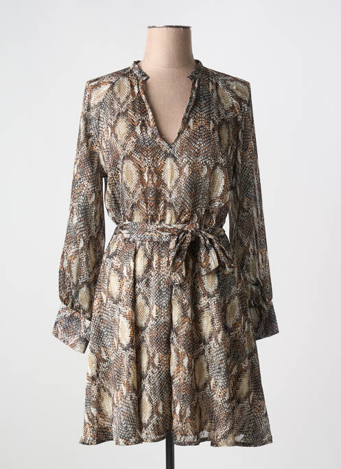 Rochie scurtă maro MORGAN femeie