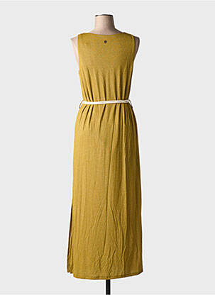 Rochie lungă croială evazată fără mâneci verde LOLA ESPELETA femeie