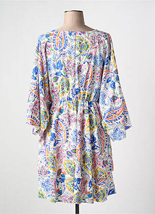 Rochie midi croială fluidă mâneci scurte albastru MOLLY BRACKEN femeie