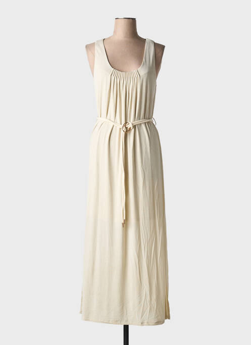 Rochie lungă bej LOLA ESPELETA femeie