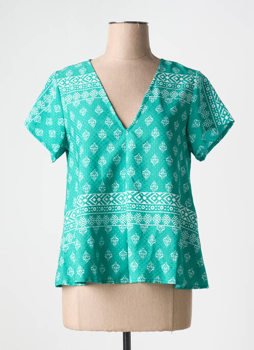 Top verde VILA femeie