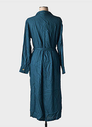 Rochie midi mâneci lungi mâneci lungi albastru TIFFOSI femeie