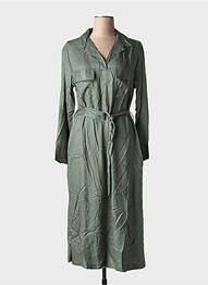 Rochie midi mâneci lungi mâneci lungi verde TIFFOSI femeie