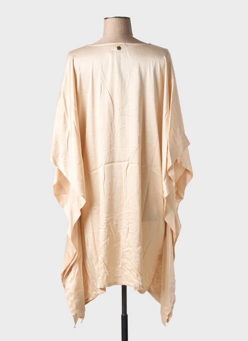 Rochie midi bej LOLA ESPELETA femeie