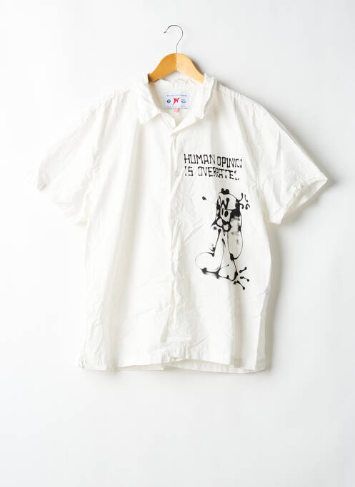 Cămașă cu mâneci scurte bej WE ARE NOT FRIENDS bărbat