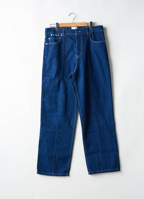Blugi cu croială dreaptă albastru WANF bărbat