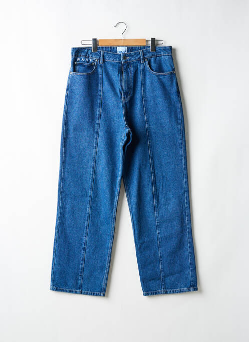 Blugi cu croială dreaptă albastru WANF bărbat