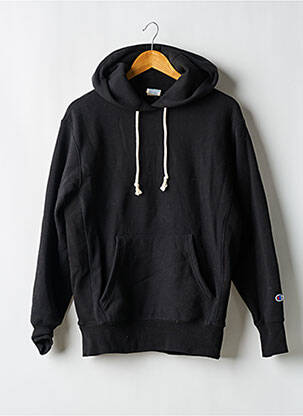 Hanorac cu glugă negru CHAMPION femeie