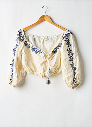 Top bej BAHAAR femeie