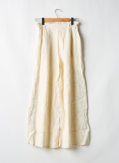 Pantalon larg bej BAHAAR femeie