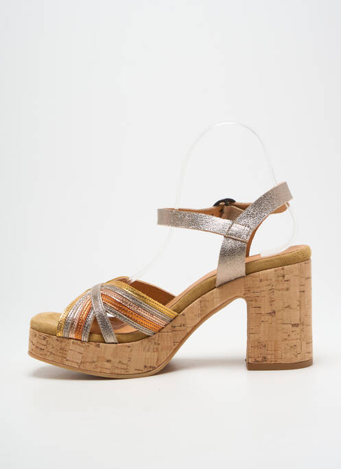 Sandale/Pantofi decupați argintiu MINKA DESIGN femeie