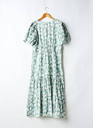 Rochie lungă mâneci scurte mâneci scurte verde 64 femeie