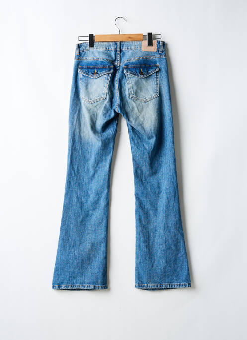 Blugi cu croială dreaptă albastru PULL & BEAR femeie