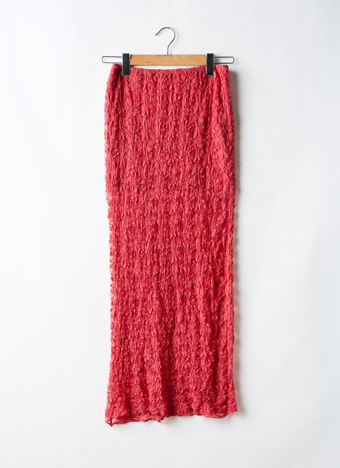 Fustă lungă roșu PULL & BEAR femeie