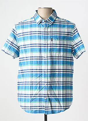 Cămașă cu mâneci scurte albastru TBS bărbat