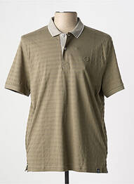 Polo elasticitate mâneci scurte verde TBS homme