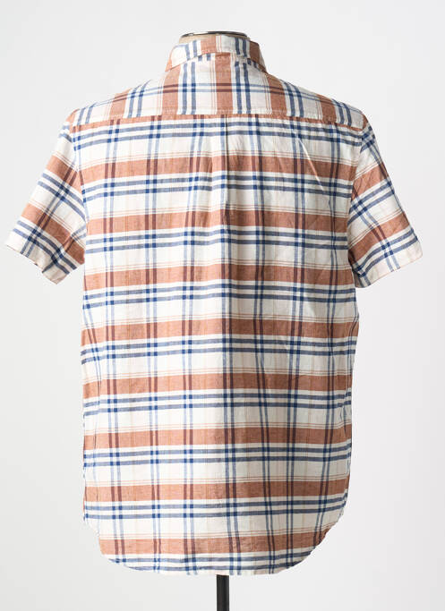 Cămașă cu mâneci scurte maro TBS bărbat