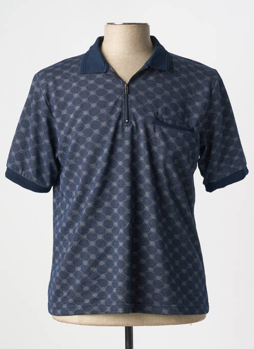 Polo albastru LOUIS VICTOR bărbat