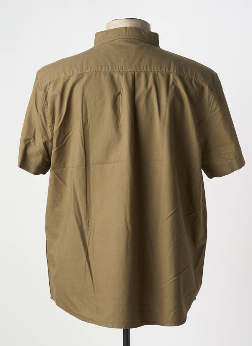 Cămașă cu mâneci scurte verde TBS bărbat