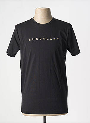 Tricou negru SUN VALLEY bărbat