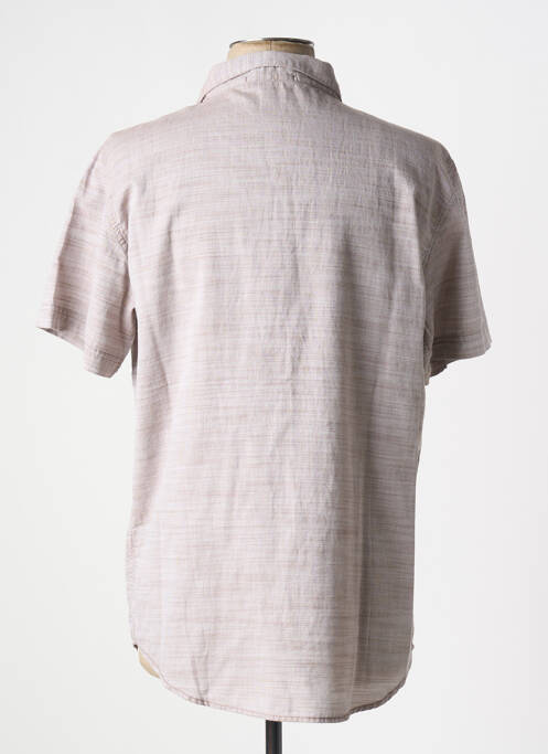 Cămașă cu mâneci scurte maro SUN VALLEY bărbat