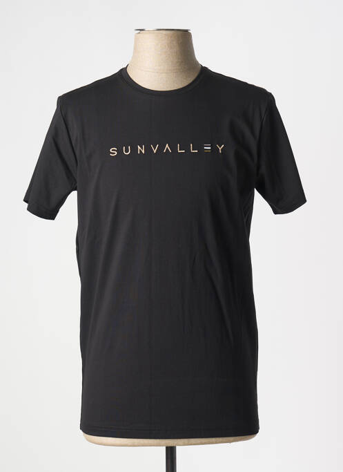 Tricou negru SUN VALLEY bărbat