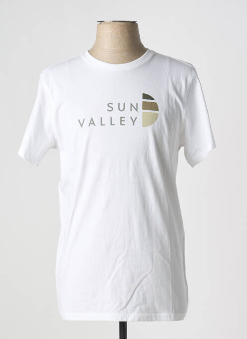 Tricou alb SUN VALLEY bărbat