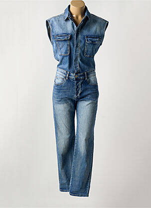 Salopetă-pantalon albastru PLACE DU JOUR femeie