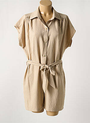 Salopetă scurtă bej SCARLET ROOS femeie