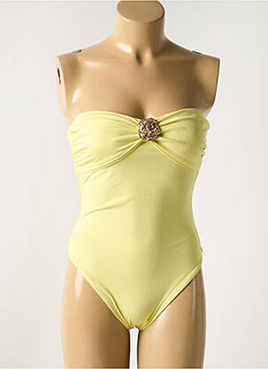Costum de baie dintr-o singură piesă galben GARCONNE femeie