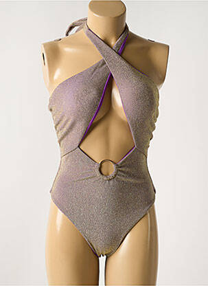 Costum de baie dintr-o singură piesă auriu GARCONNE femeie