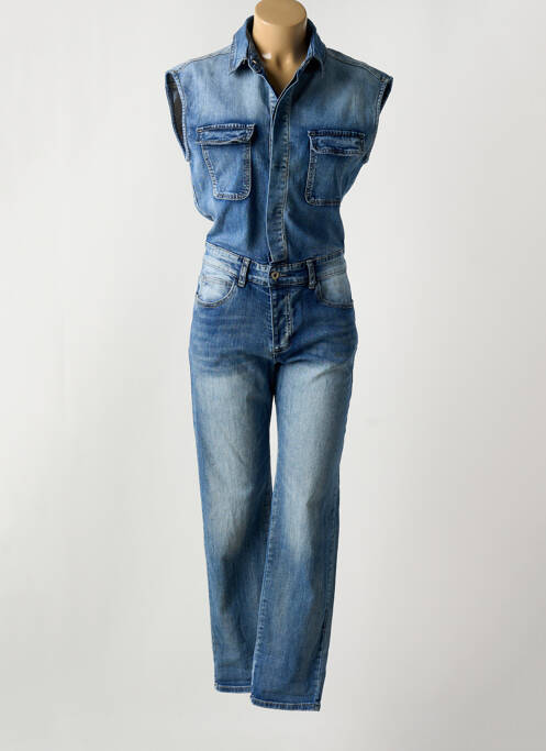 Salopetă-pantalon albastru PLACE DU JOUR femeie