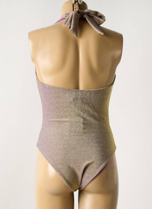 Costum de baie dintr-o singură piesă auriu GARCONNE femeie