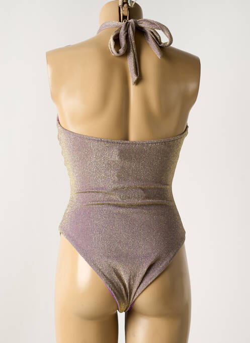 Costum de baie dintr-o singură piesă auriu GARCONNE femeie