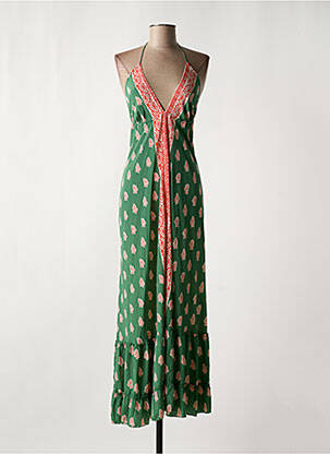 Rochie lungă verde GOA femeie