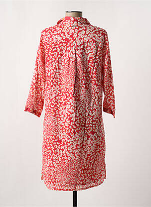 Rochie midi imprimeu floral mâneci 3/4 roz AGATHE & LOUISE femeie