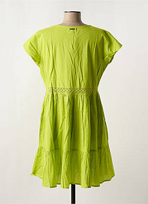 Rochie midi mâneci scurte mâneci scurte verde AGATHE & LOUISE femeie