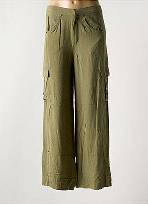 Pantalon cargo buzunare mărime normală verde SKATÏE femeie