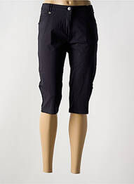 Pantalon trei sferturi elasticitate mărime normală negru AGATHE & LOUISE femme