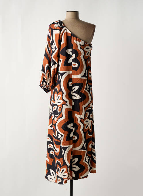 Rochie lungă maro SKATÏE femeie