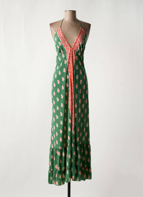 Rochie lungă verde GOA femeie