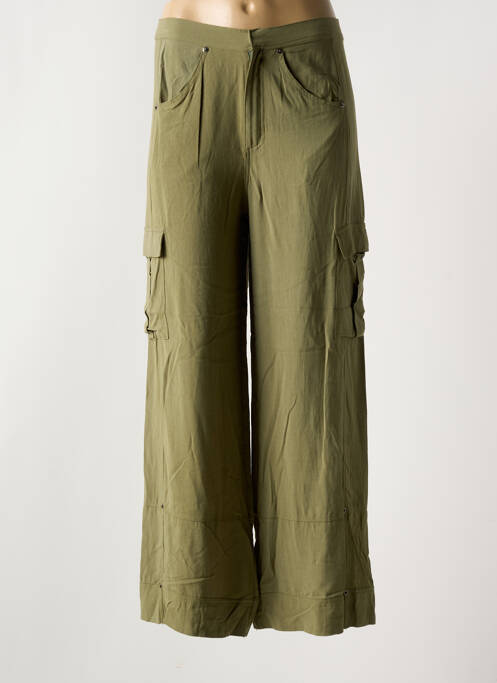 Pantalon cargo verde SKATÏE femeie