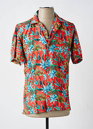 Cămașă cu mâneci scurte roșu DARIO BELTRAN bărbat