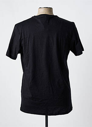 Tricou croială dreaptă mâneci scurte negru DARIO BELTRAN bărbat